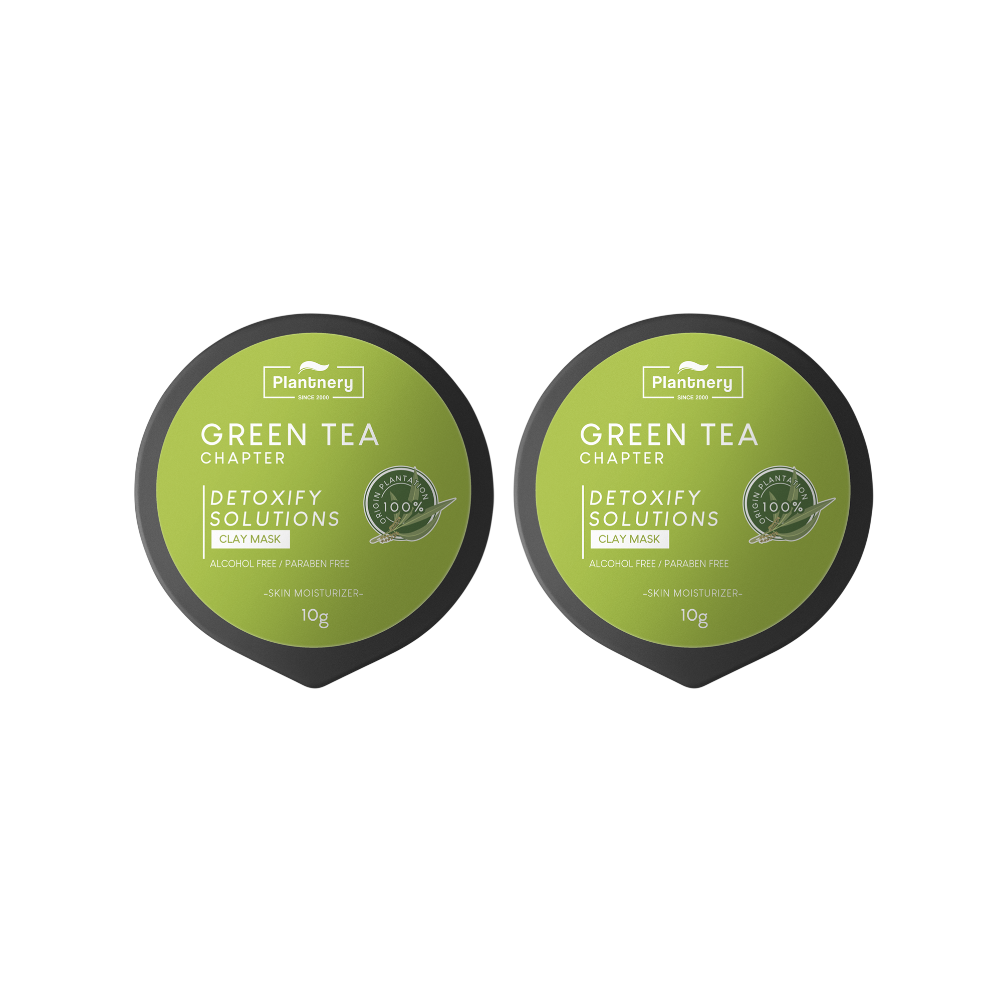 Plantnery Purify Clay Mask Green Tea Duo Set 10 g