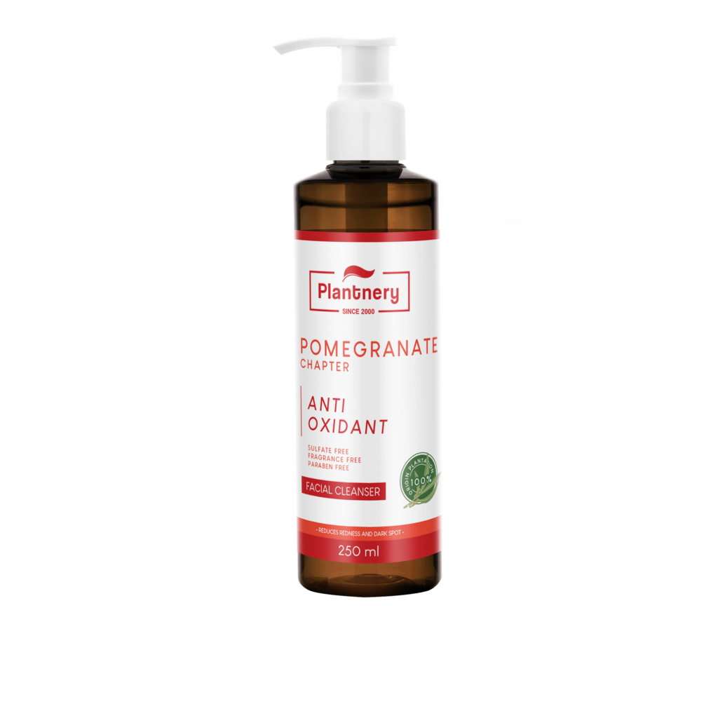 Pomegranate facial cleanser