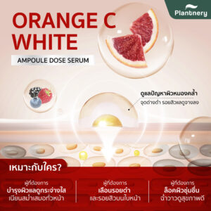 Plantnery Orange C White Ampoule Dose Serum 8ml